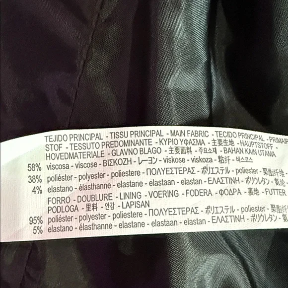 Zara Man Dark Gray Plain Blazer, sz 36 - Picture 4 of 9